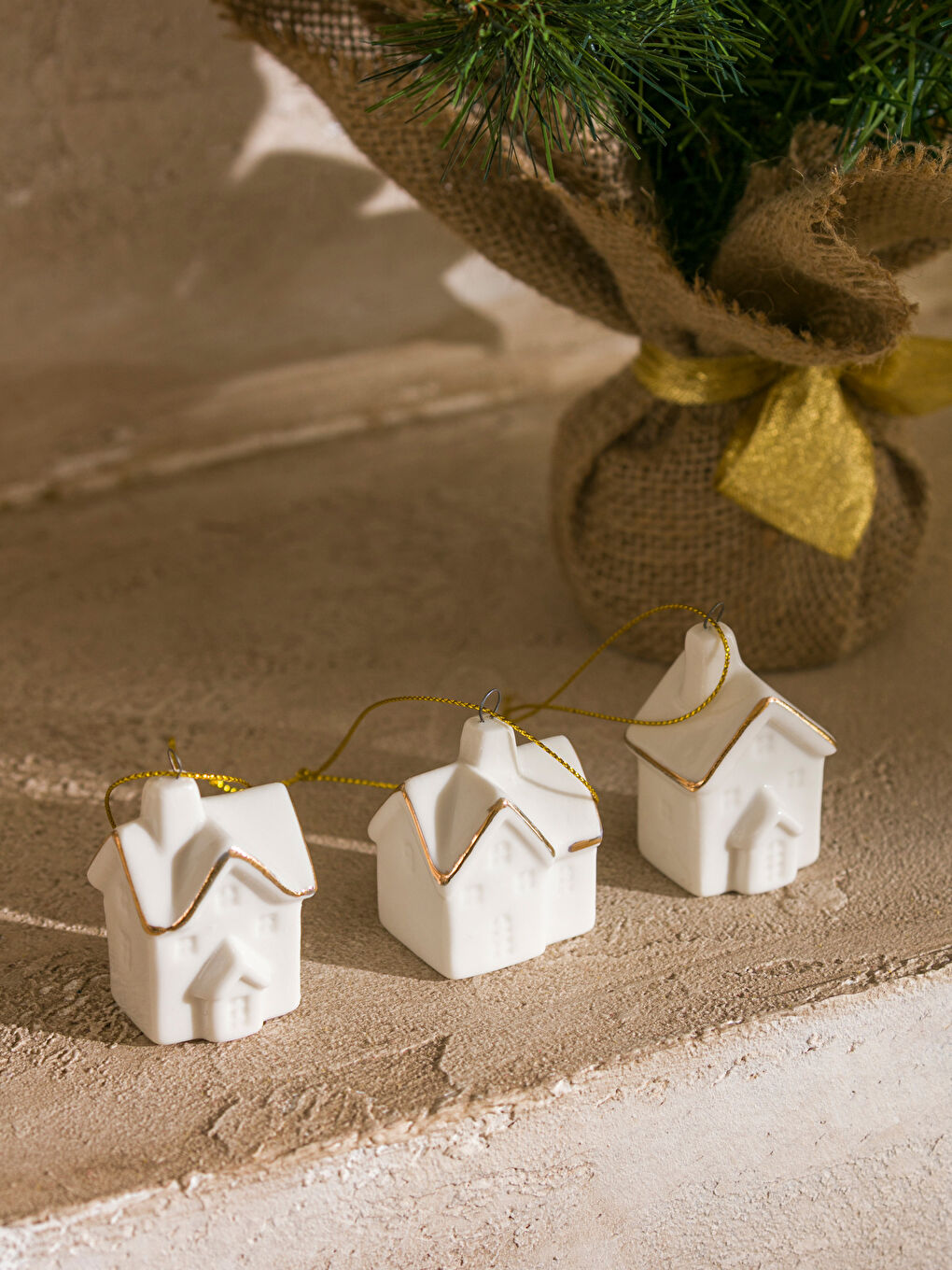 WHITE New Year Tree Ornament-2