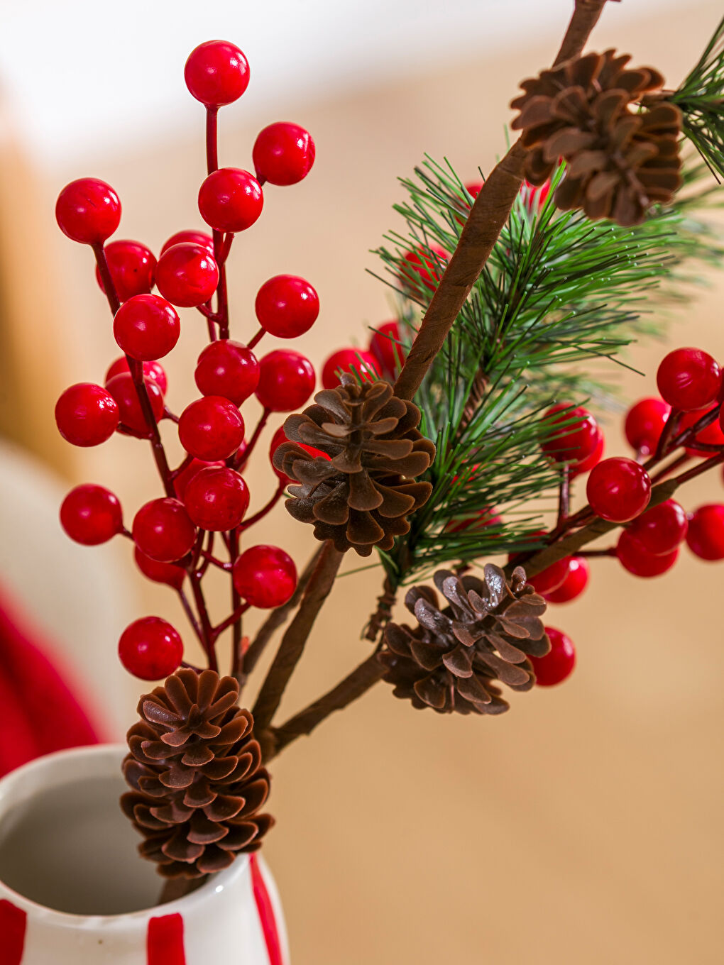 RED Artificial Flower-1