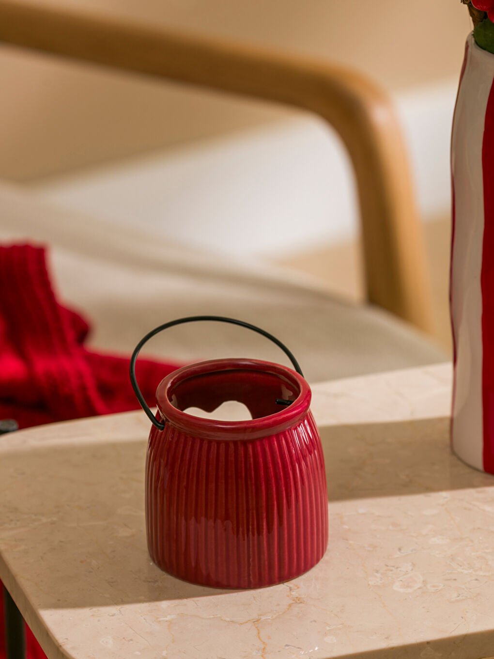 RED Candle Holder-2