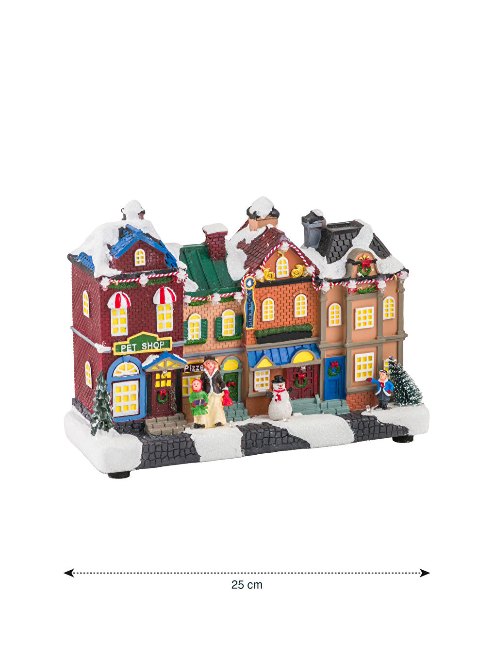 Karışık Ev Görünümlü Dekoratif Led Işık 25 cm-6