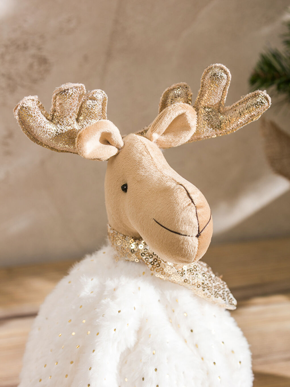 Karışık Geyik Figürlü Dekoratif Obje 55 cm-1