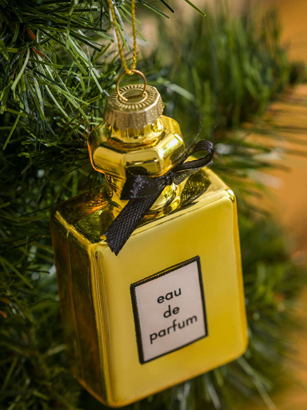 YELLOW New Year Tree Ornament-1