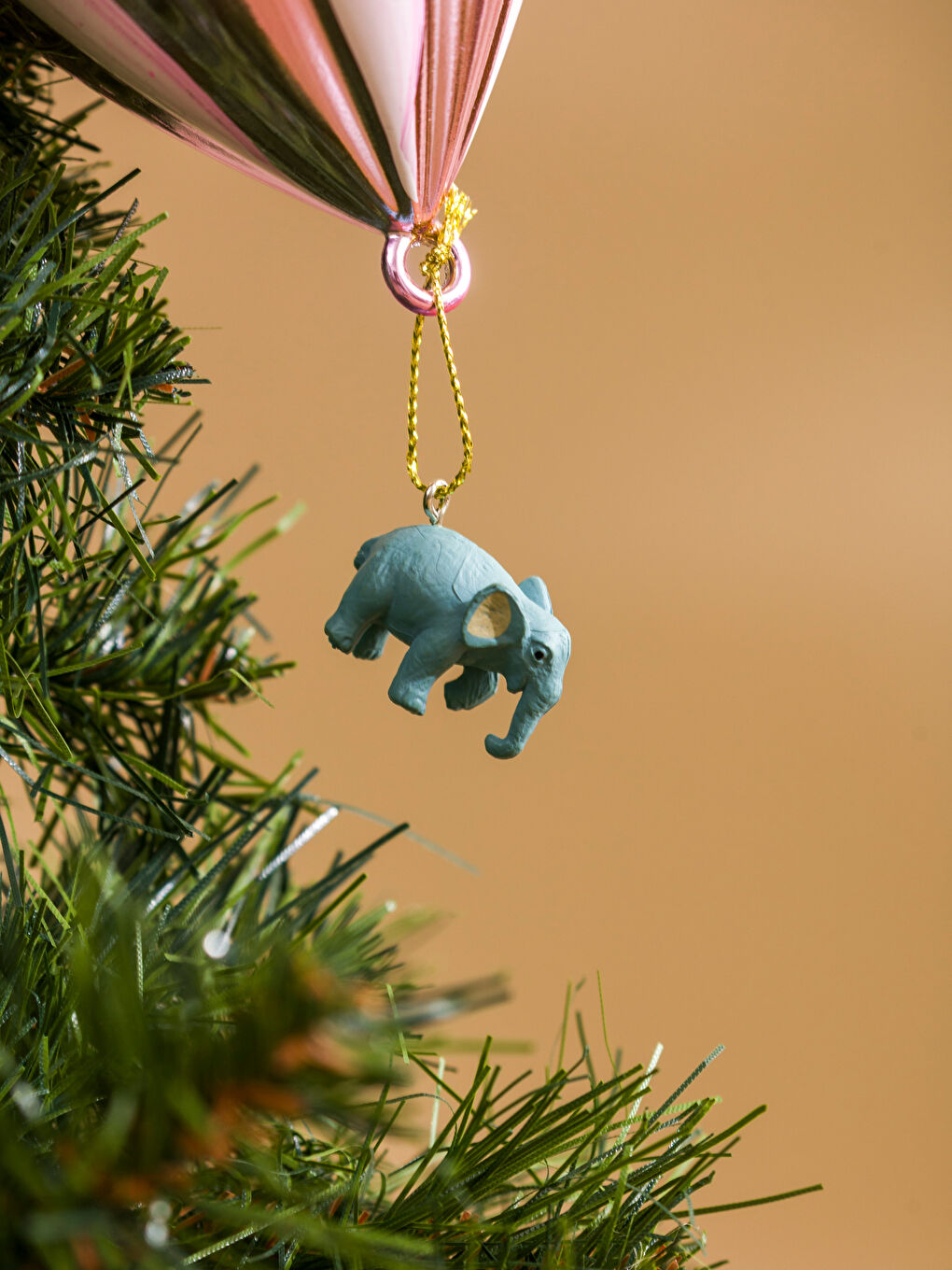 Розово Орнамент за новогодишно дърво-1