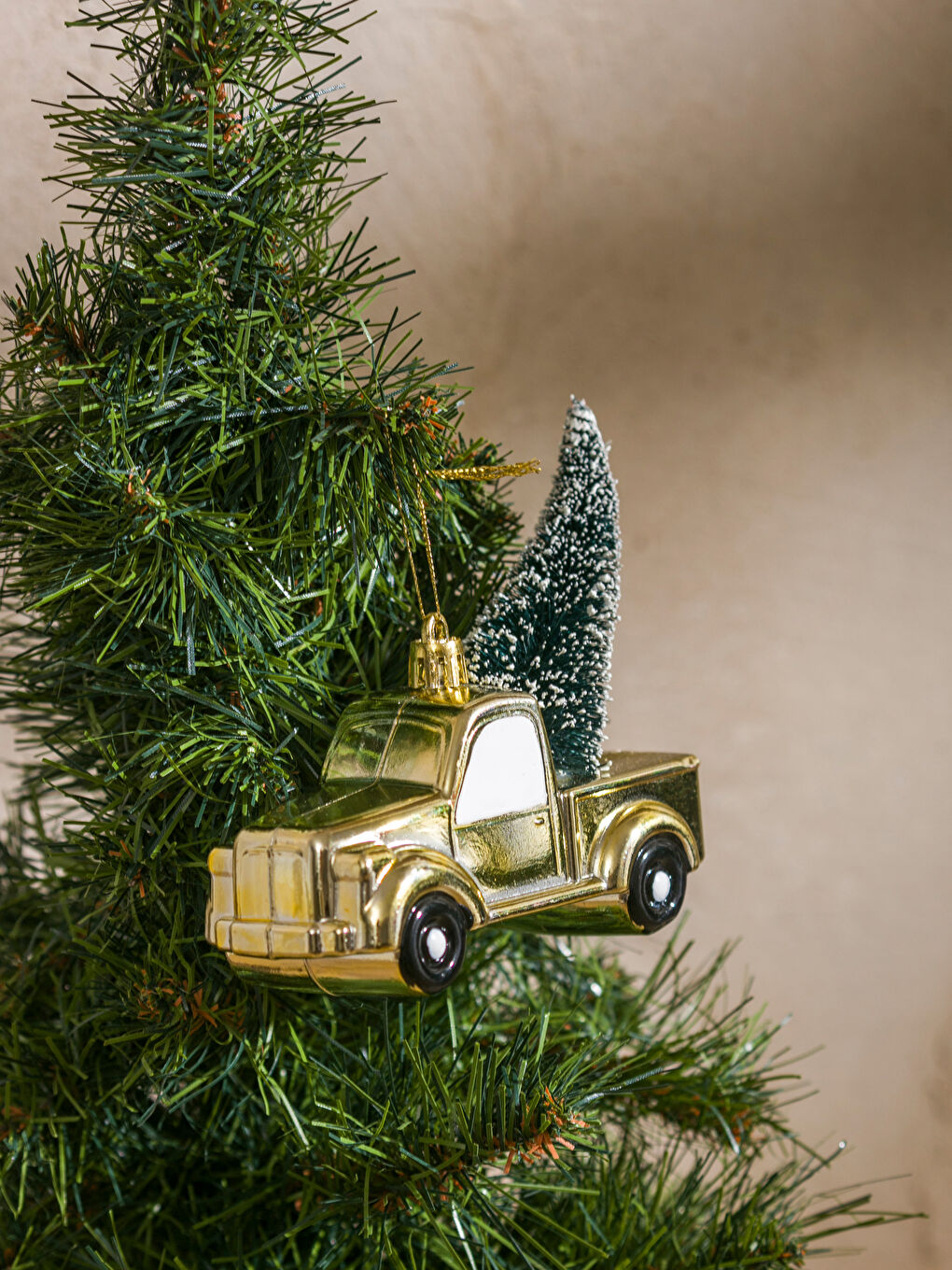 YELLOW New Year Tree Ornament-1