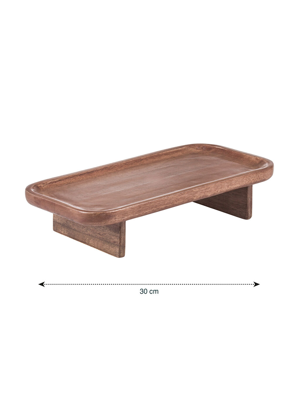 Wooden Footed Cake Stand 30 cm-3