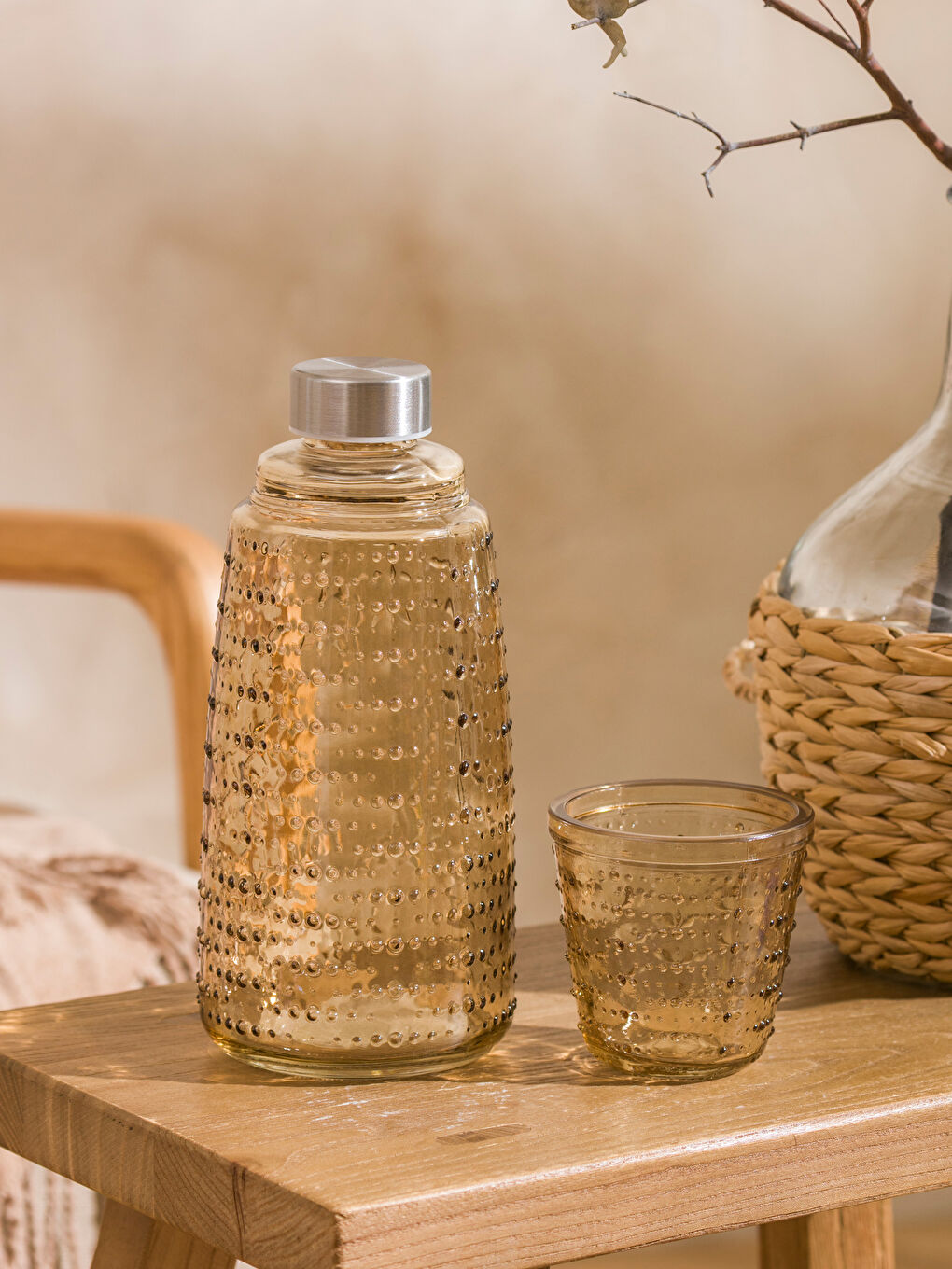 Glass Water Bottle 1030 ml-1