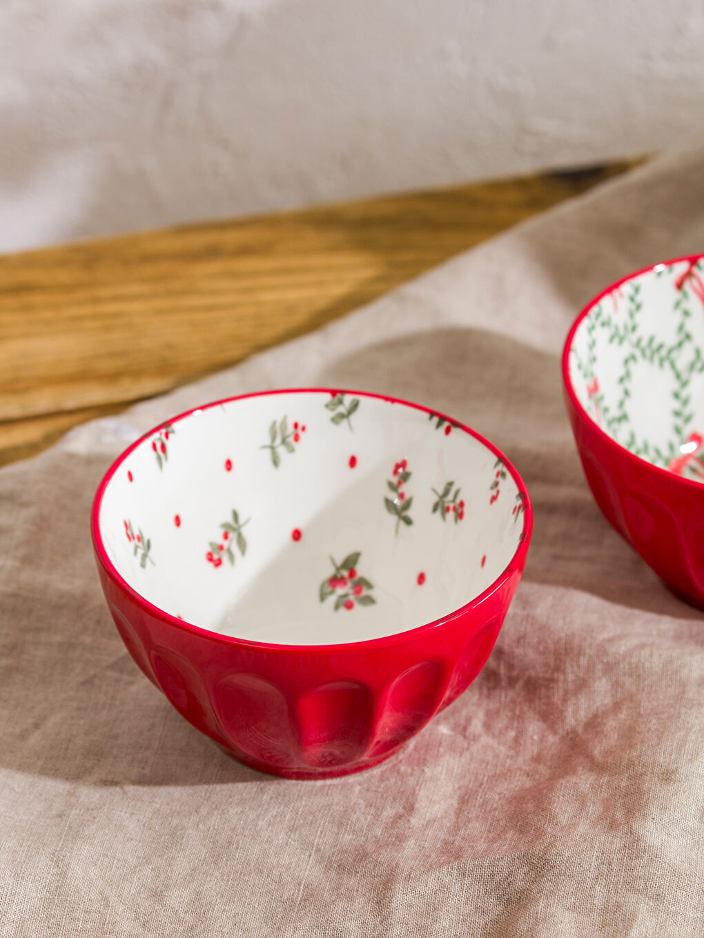 Printed Ceramic Bowl 2 Pack 11 cm-1