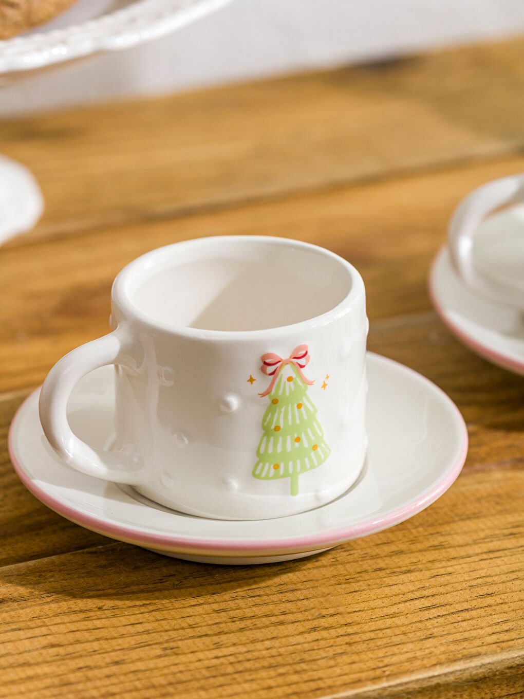 Karışık Baskılı 2 Kişilik Porselen Kahve Fincan Takımı 90 ml-1