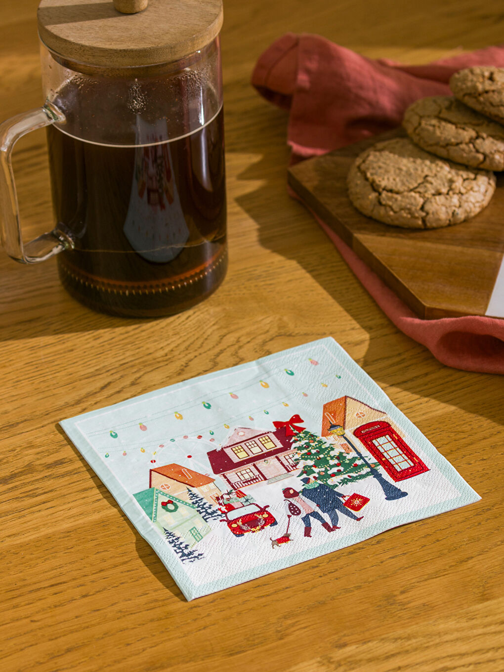 Christmas Themed Paper Napkin 20-Pack