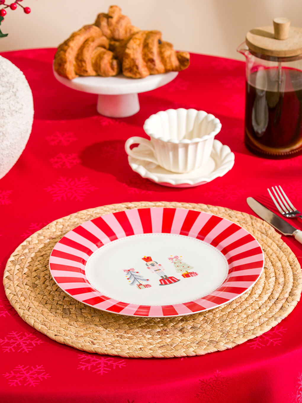 Lead Soldier Printed Porcelain Serving Plate