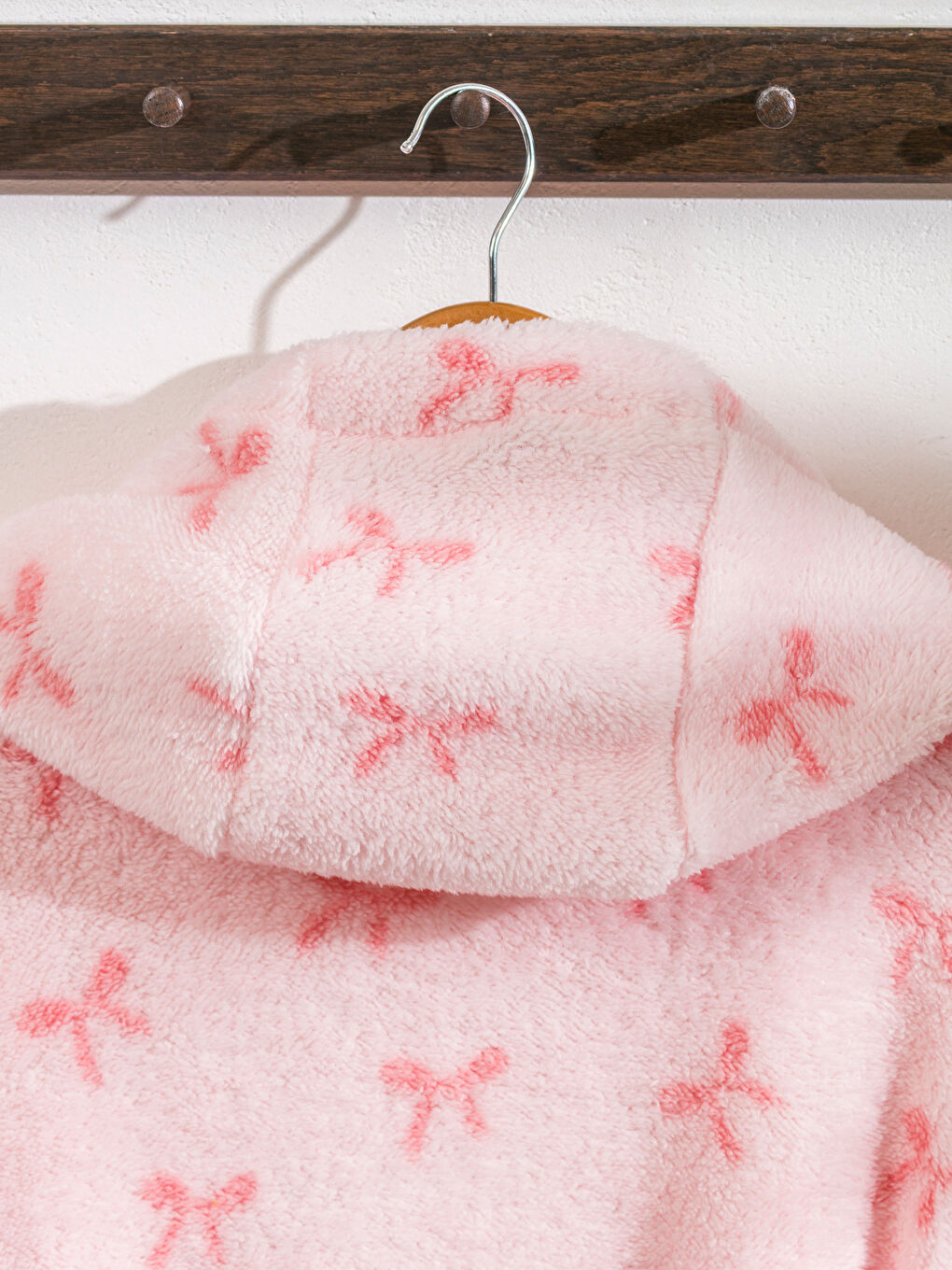 Розовый Банный халат для женщин-3