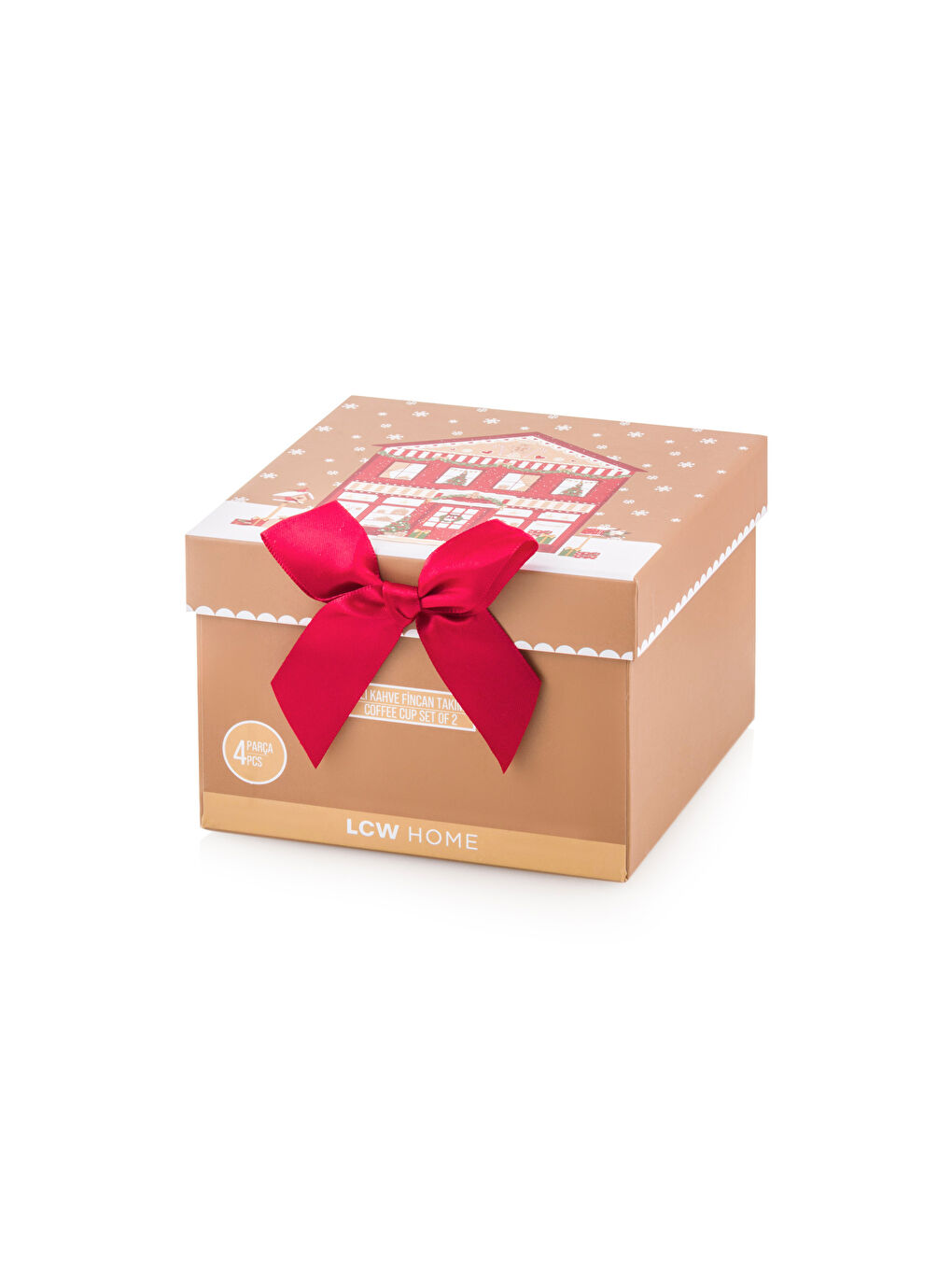 Tiskani porculanski set šalica za kavu za 2 osobe 90 ml-3