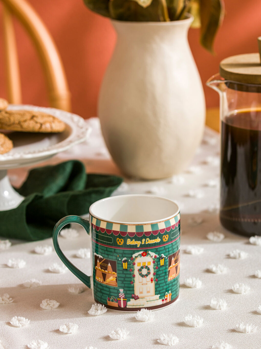Christmas Themed Porcelain Mug 320 ml-1
