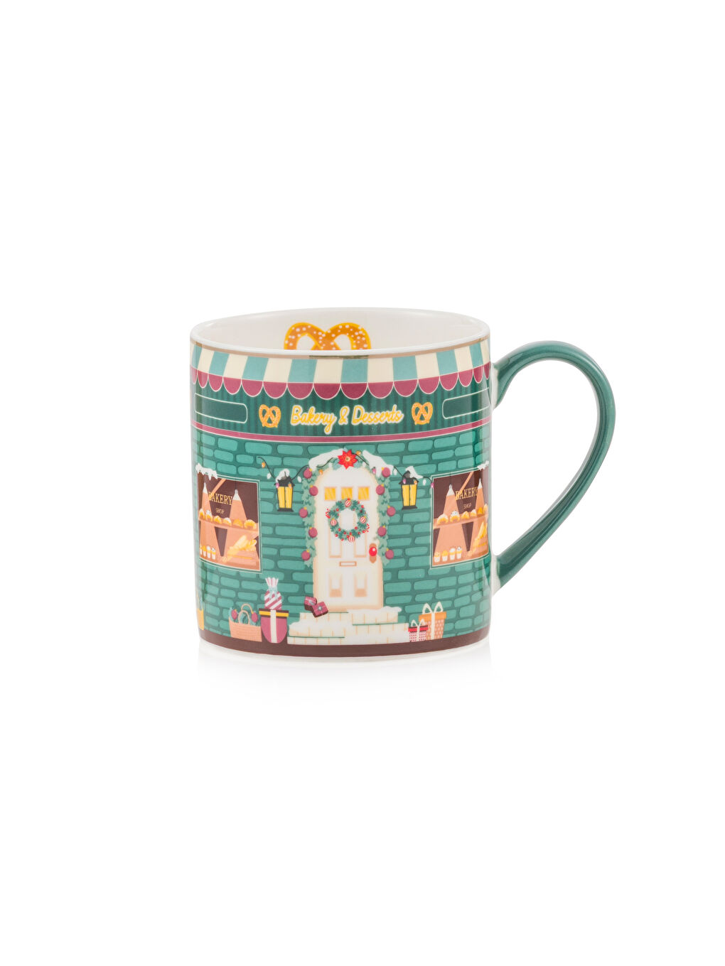 Christmas Themed Porcelain Mug 320 ml-4
