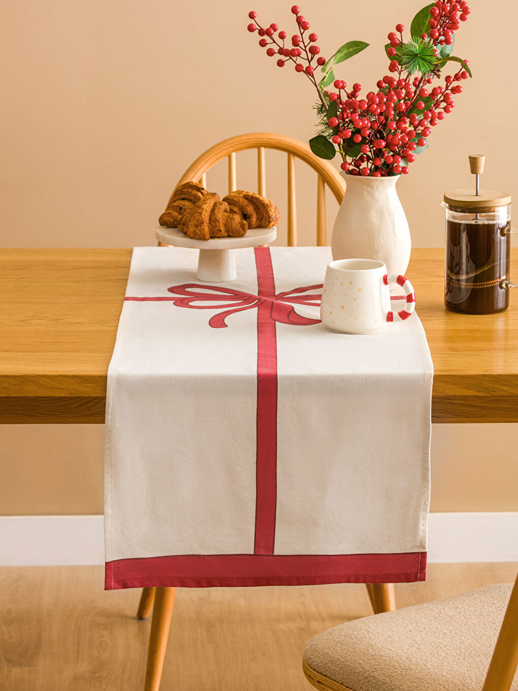 Bow Printed Runner 45x150 cm-1