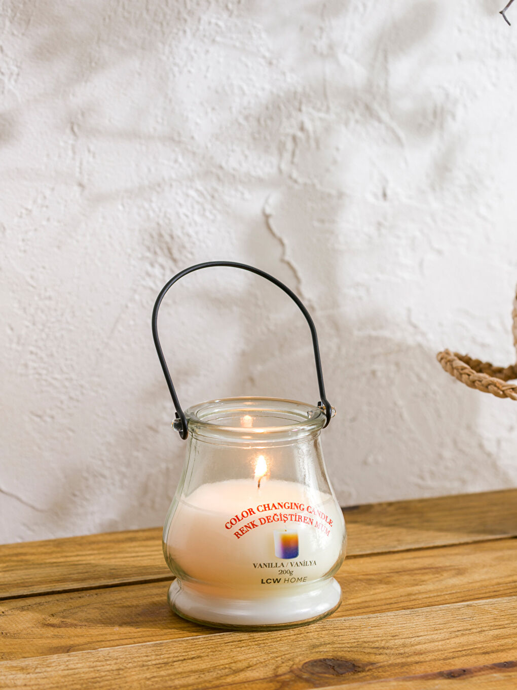 Karışık Renk Değiştiren Vanilya Kokulu Bardak Mum