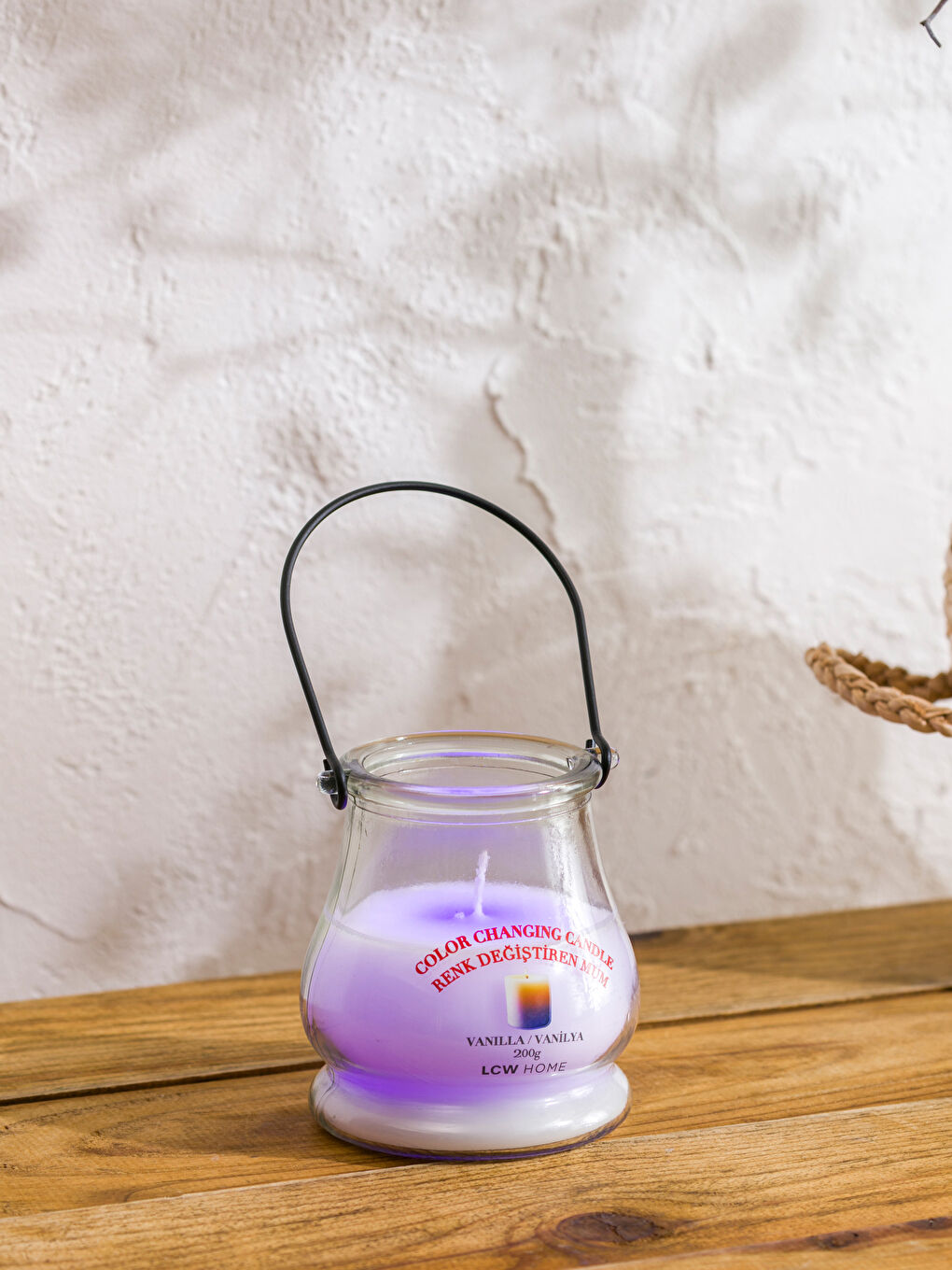 Karışık Renk Değiştiren Vanilya Kokulu Bardak Mum-2