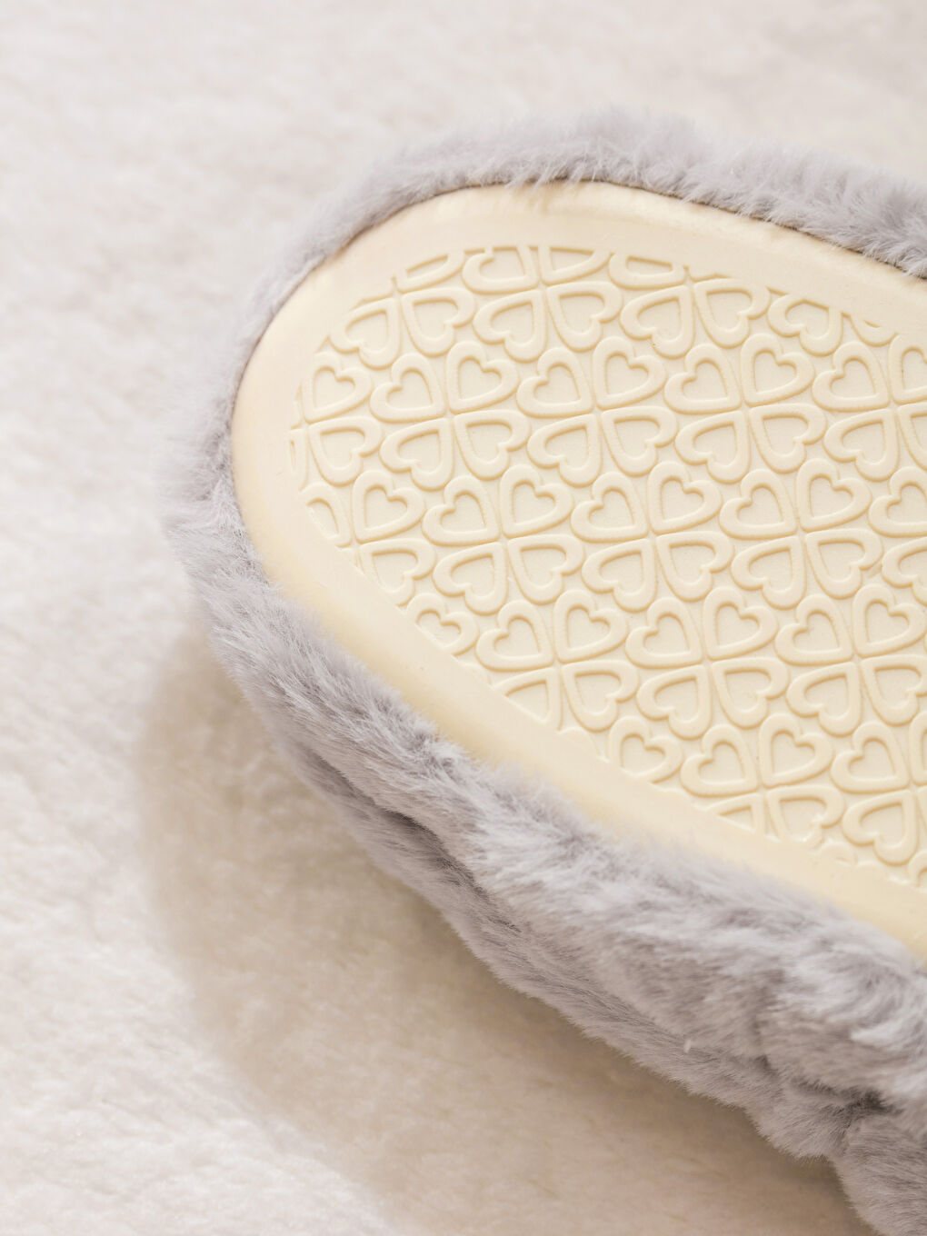 Gri Sincap Nakışlı Kadın Ev Terliği-4