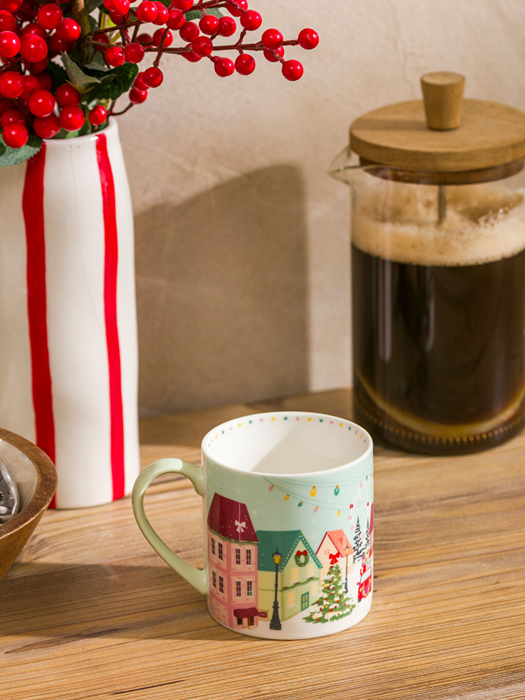 Christmas Themed Porcelain Mug 320 ml-1