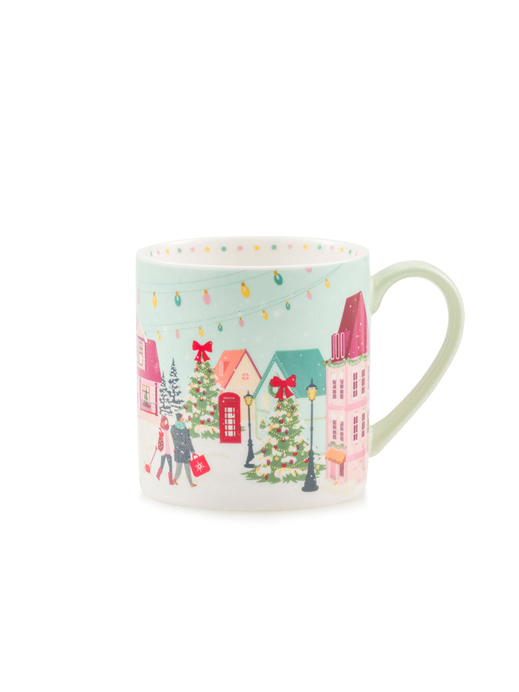 Christmas Themed Porcelain Mug 320 ml-4