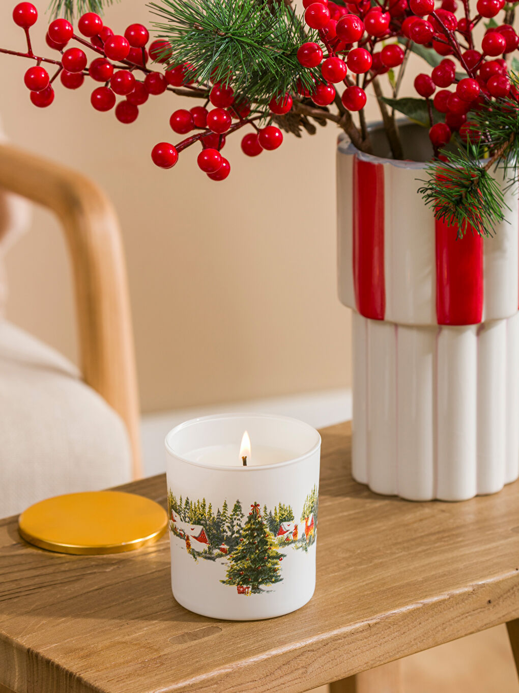 Karışık Bergamot Kokulu Bardak Mum 190 g