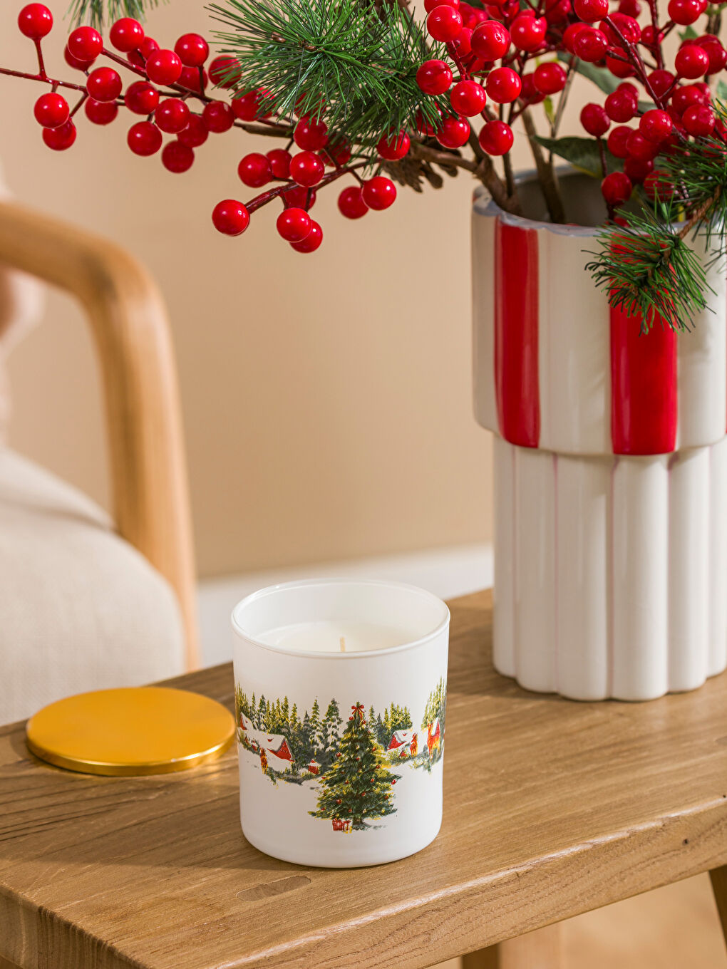 Karışık Bergamot Kokulu Bardak Mum 190 g-1