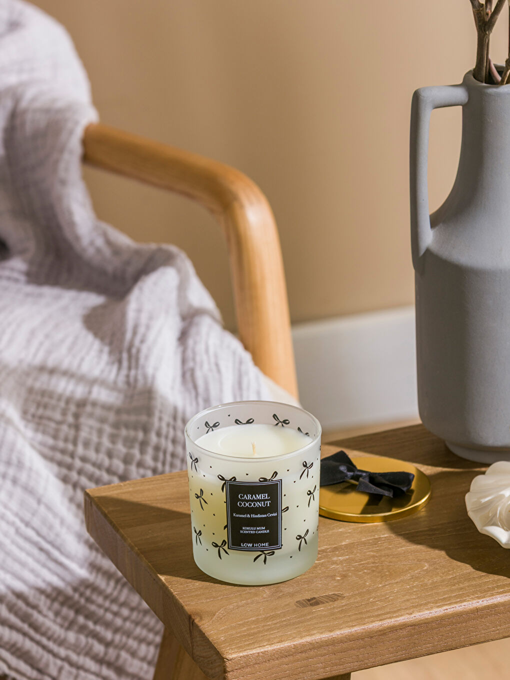 Karışık Kokonat Kokulu Bardak Mum 190 g-1