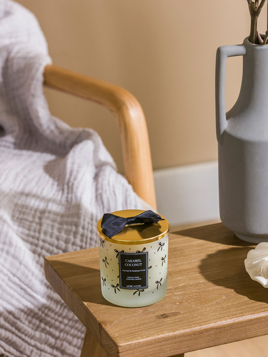 Karışık Kokonat Kokulu Bardak Mum 190 g-2