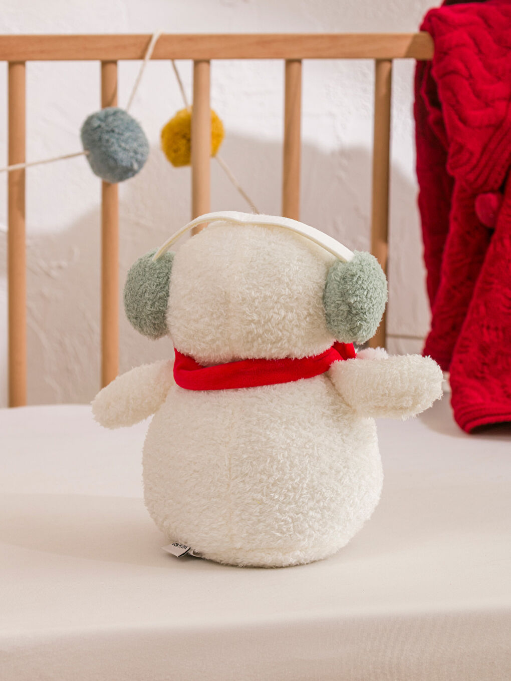 Snowman Figured Baby Cushion-1