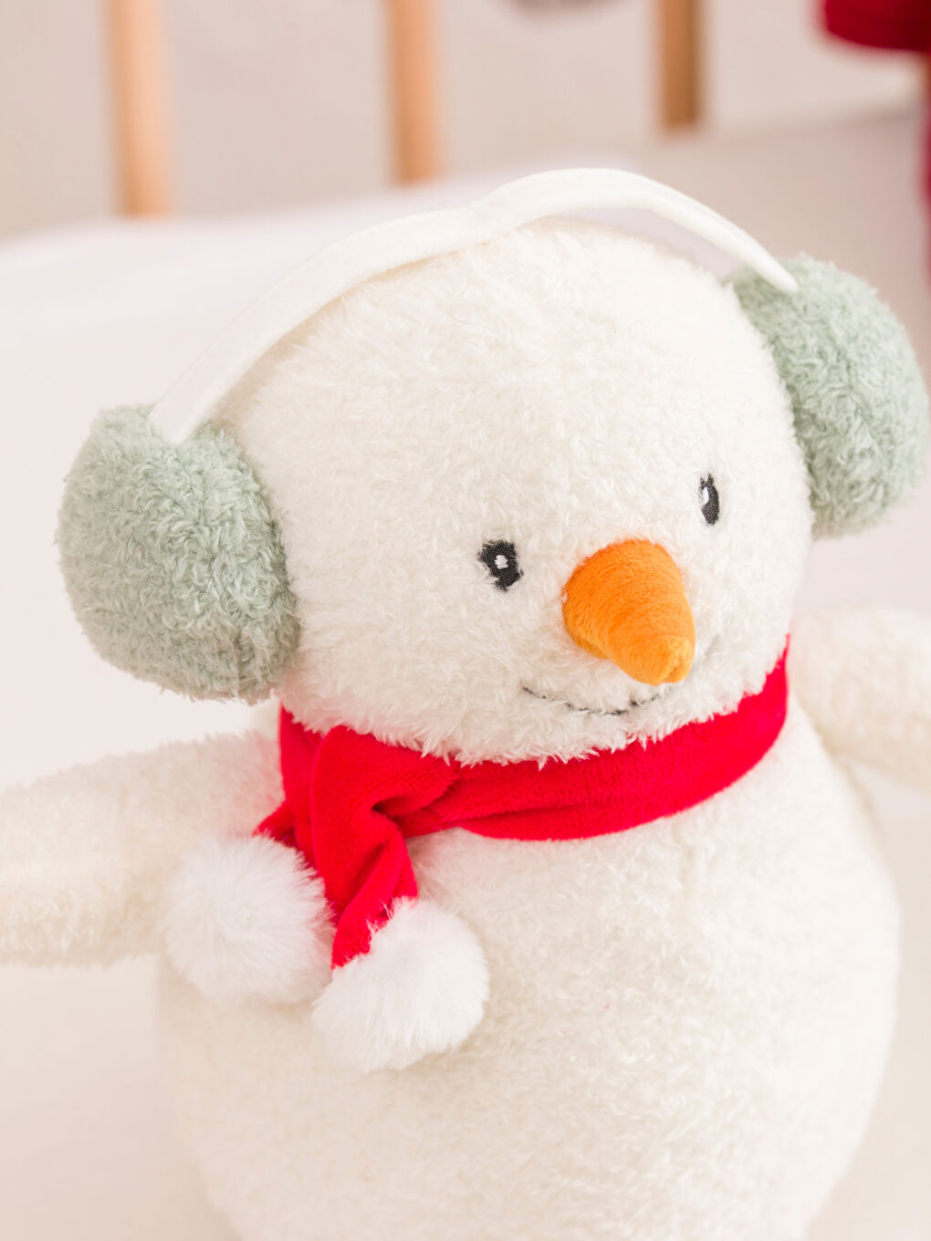 Snowman Figured Baby Cushion-2