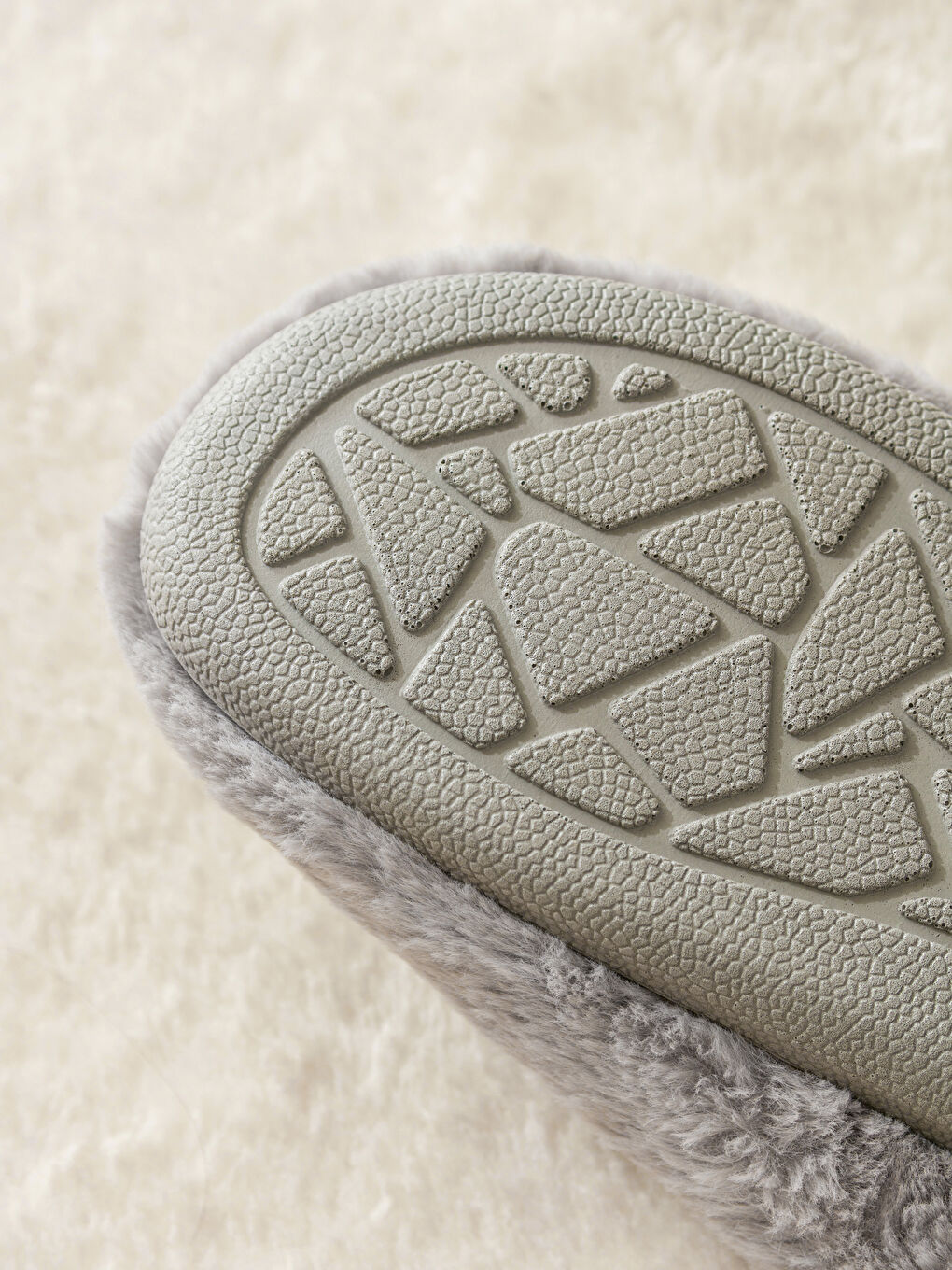 Gri Kedi Nakışlı Kadın Ev Terliği-5