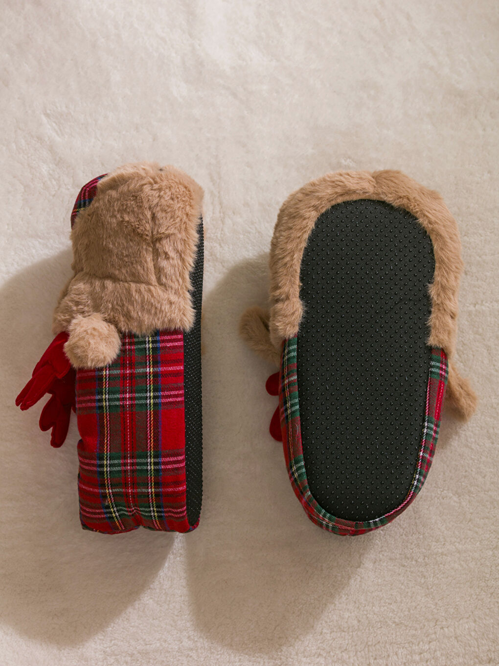 Unisex BROWN Slipper Boots-3