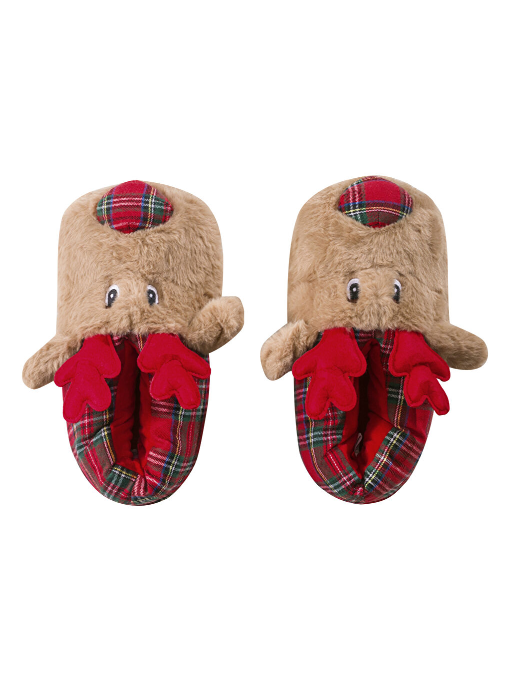 Unisex BROWN Slipper Boots-5