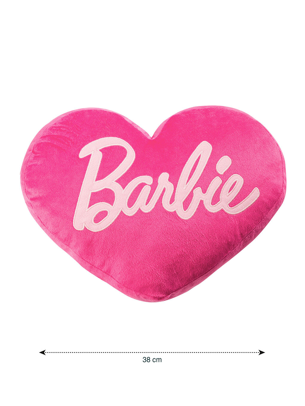 LCW HOME Barbie Printed Plush Kids' Cushion 38 cm -W5GE18Z4-JXK