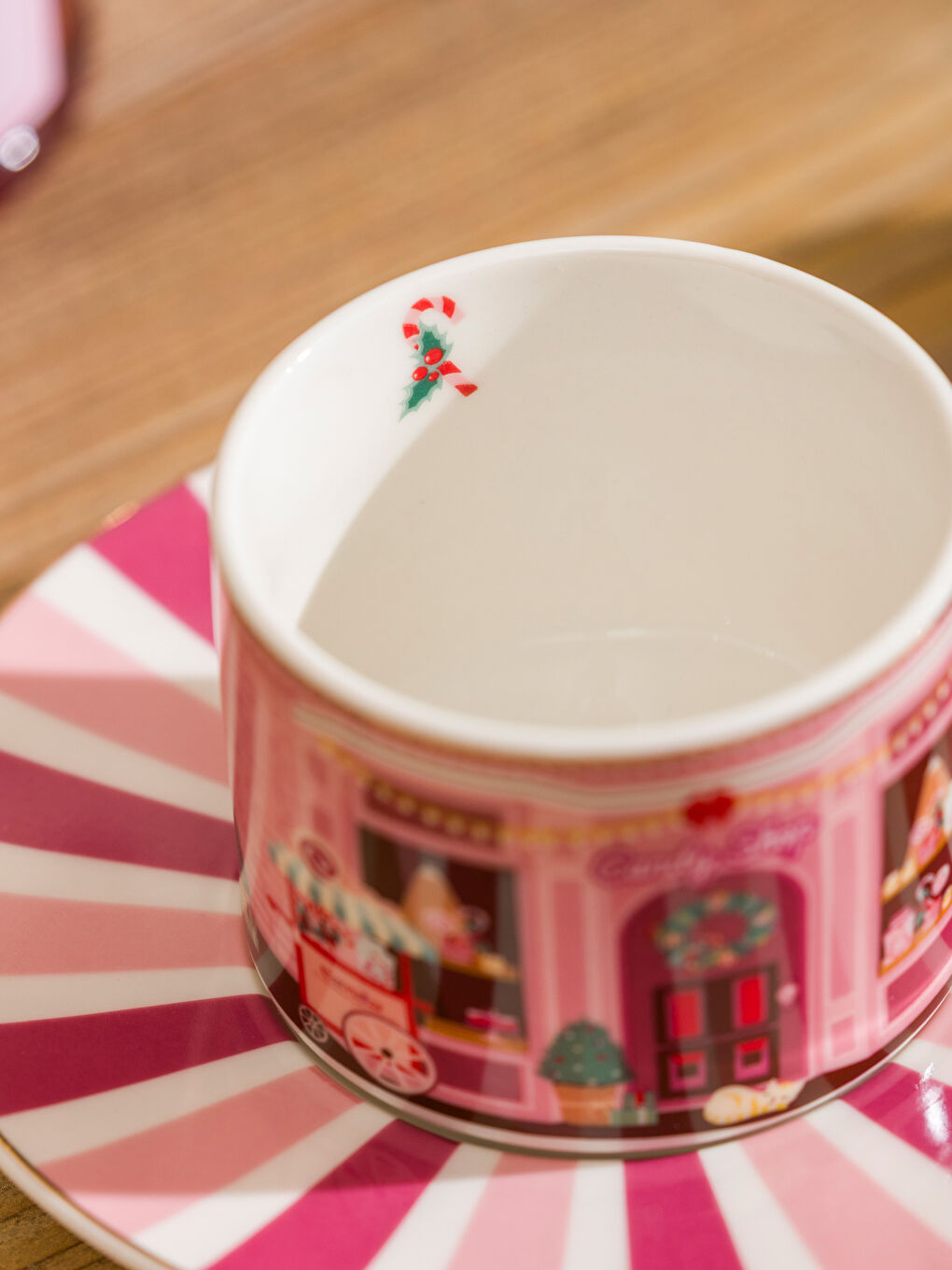 Karışık Yılbaşı Temalı 2 Kişilik Porselen Kahve Fincan Takımı 90 ml-2