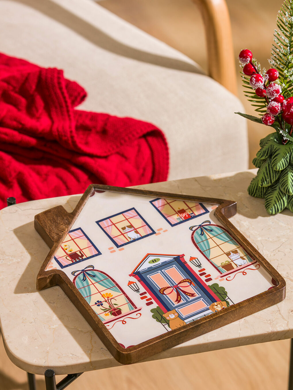 BROWN Serving Tray-1