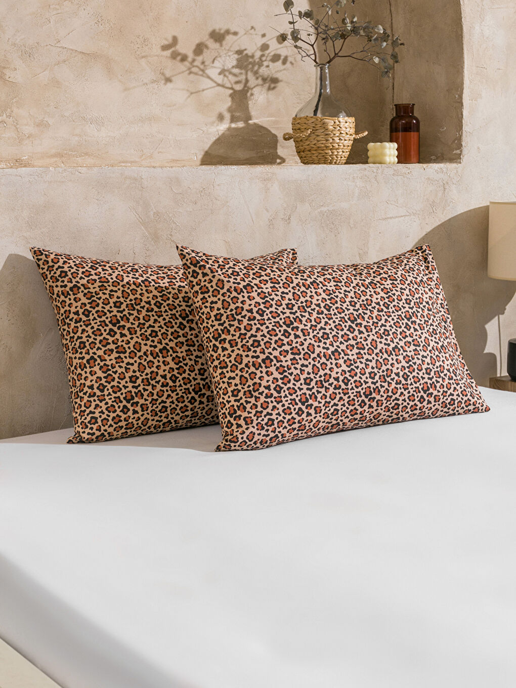 LCW HOME Patterned Pillowcase 2 Pack 50x70 cm -W5GH27Z8-F9C