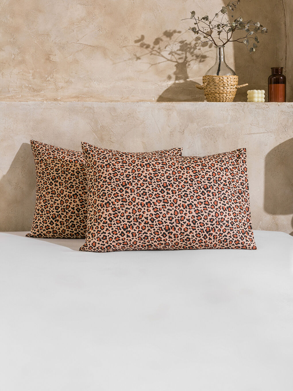 LCW HOME Patterned Pillowcase 2 Pack 50x70 cm -W5GH27Z8-F9C