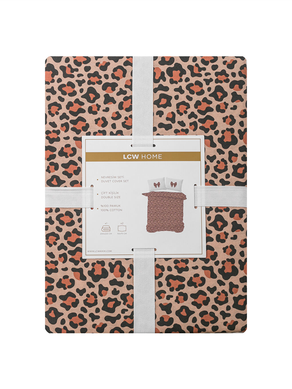 LCW HOME Printed Double Duvet Cover Set -W5GH35Z8-F9C
