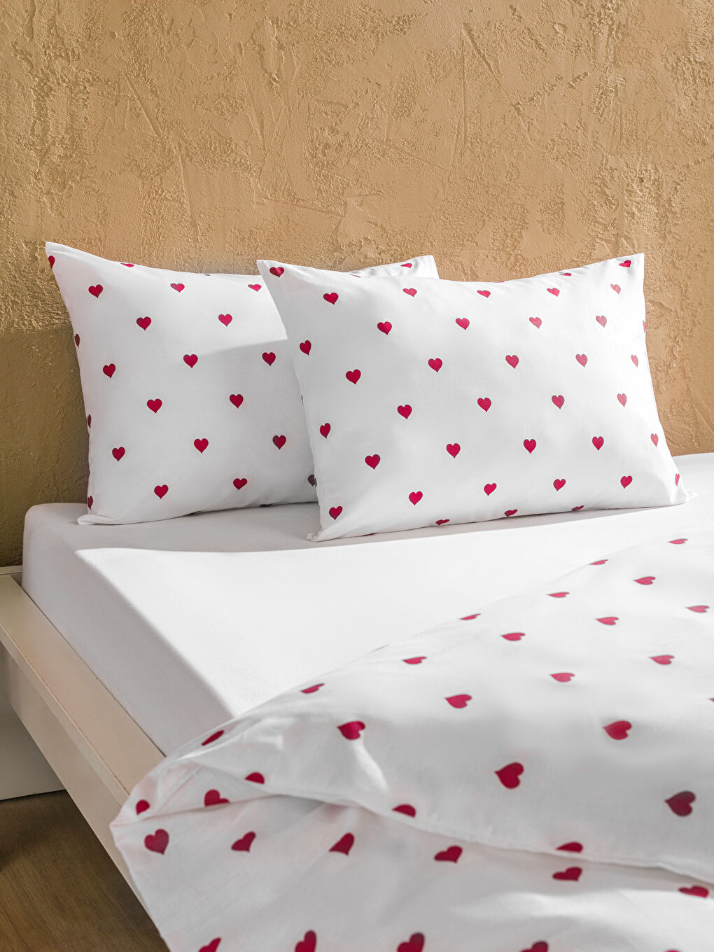 LCW HOME RED Double Duvet Cover Set -W5GH38Z8-LTQ