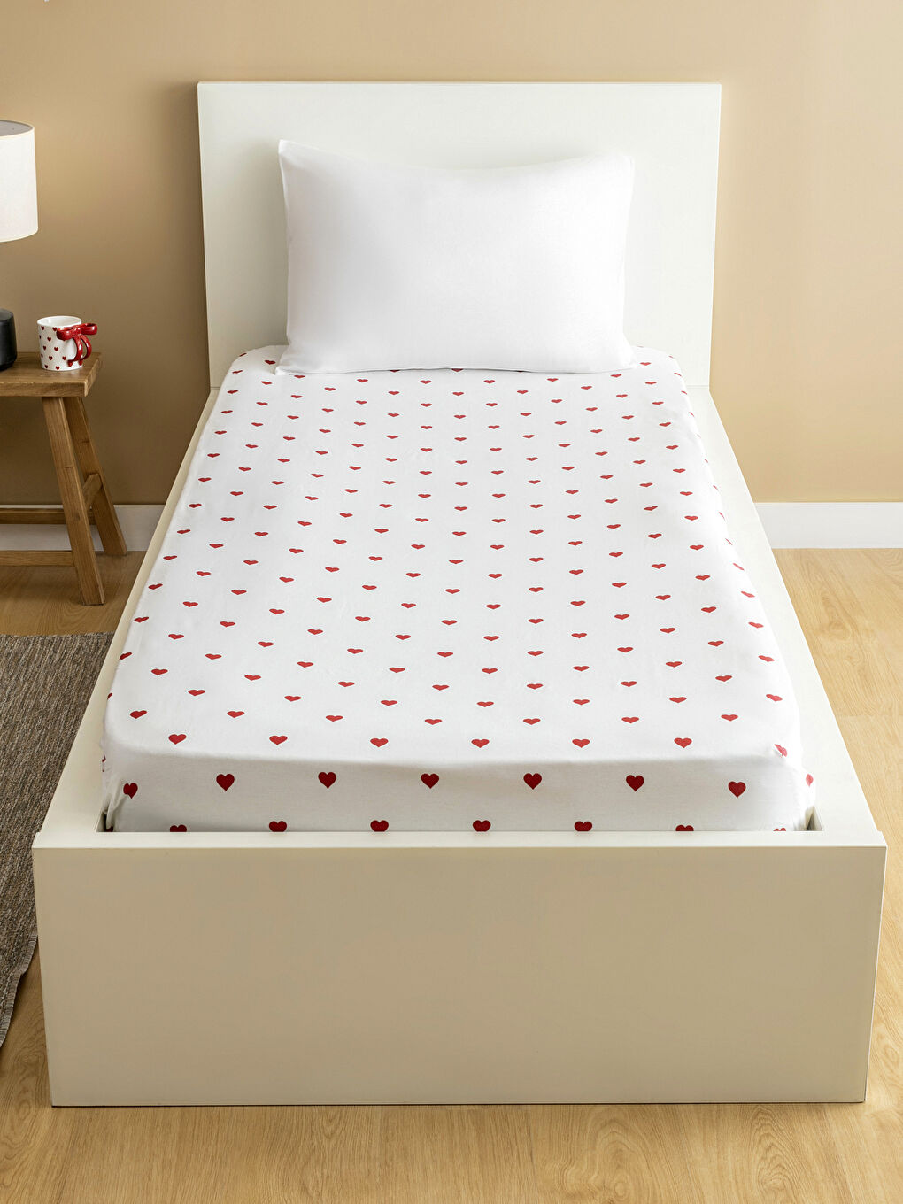LCW HOME RED Single Sheet -W5GH44Z8-LTQ