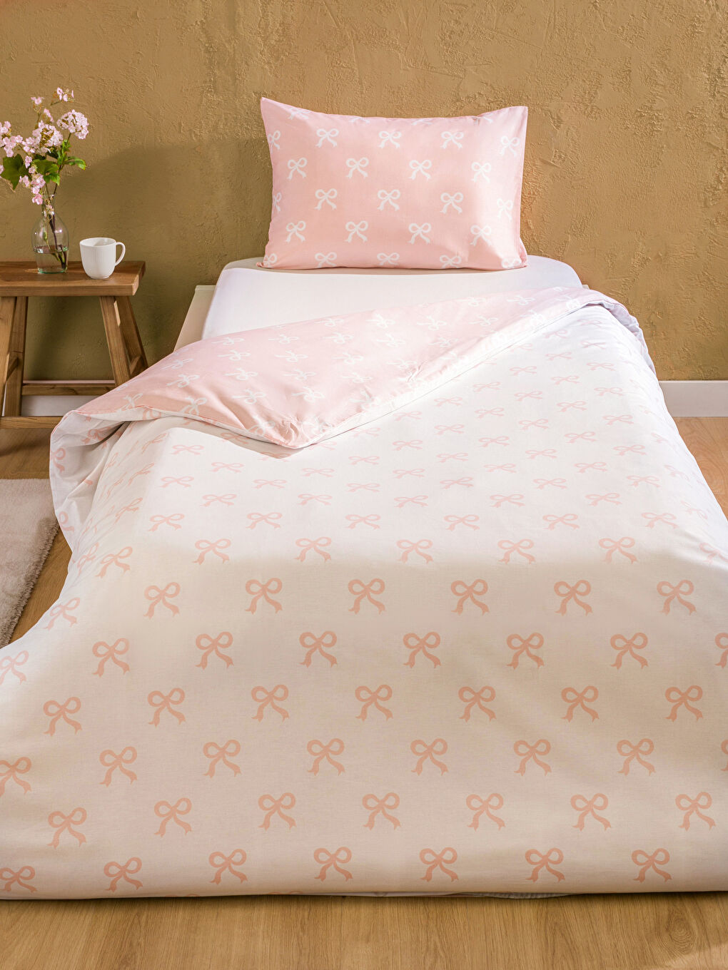 LCW HOME PINK Single Bed Duvet Cover Set -W5GH81Z8-QWK