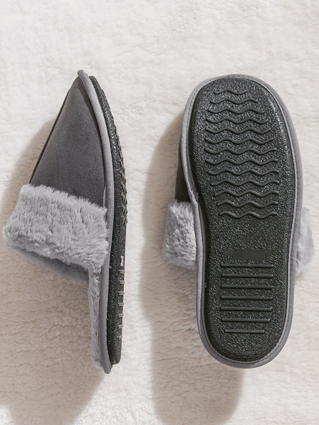 LCW HOME Unisex GREY Home Slippers -W5GI00Z8-CUZ