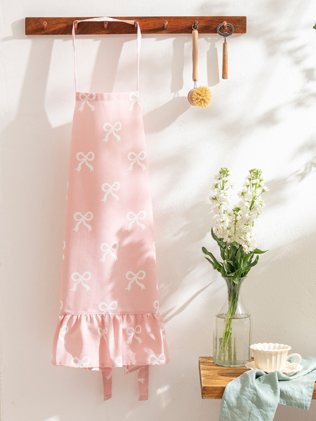 Bow Printed Women's Cooking Apron -W5GI29Z8-QWK