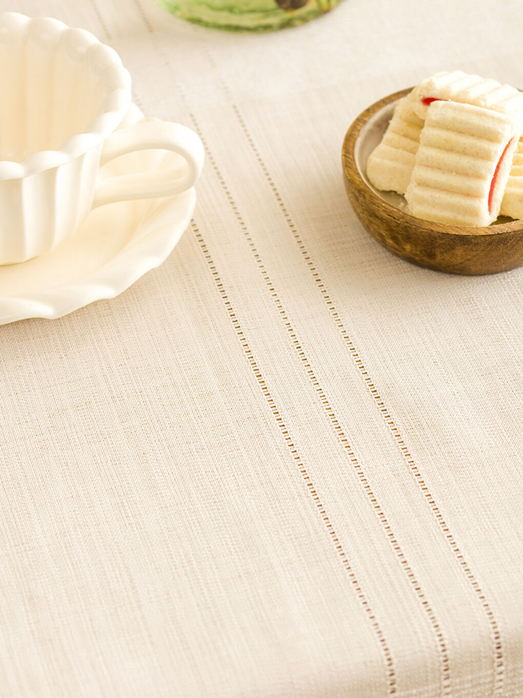 LCW HOME Striped Embroidered Runner 45x150 cm -W5GI36Z8-SAW