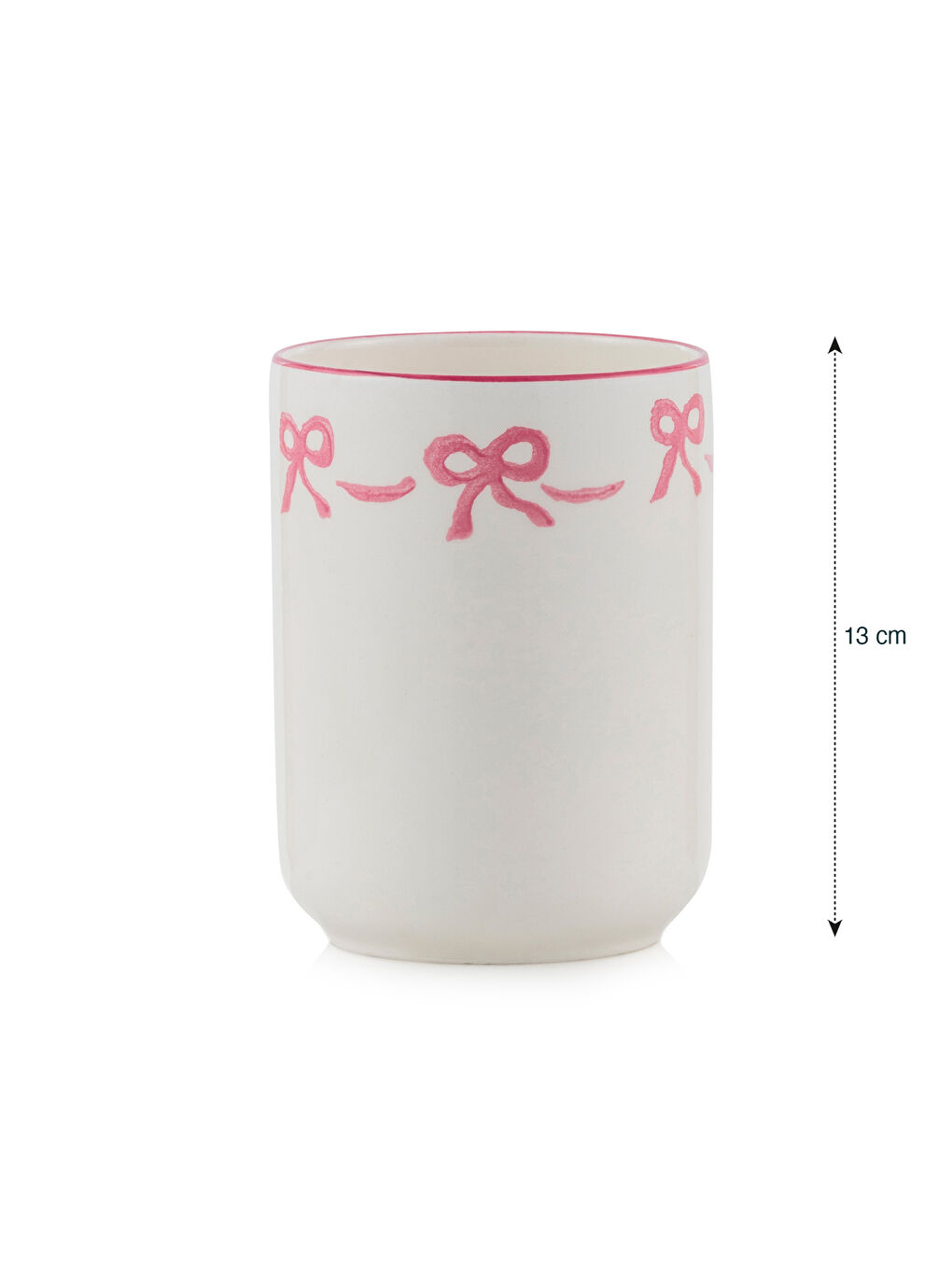 Bow Printed Ceramic Spoon Rest 13 cm-3