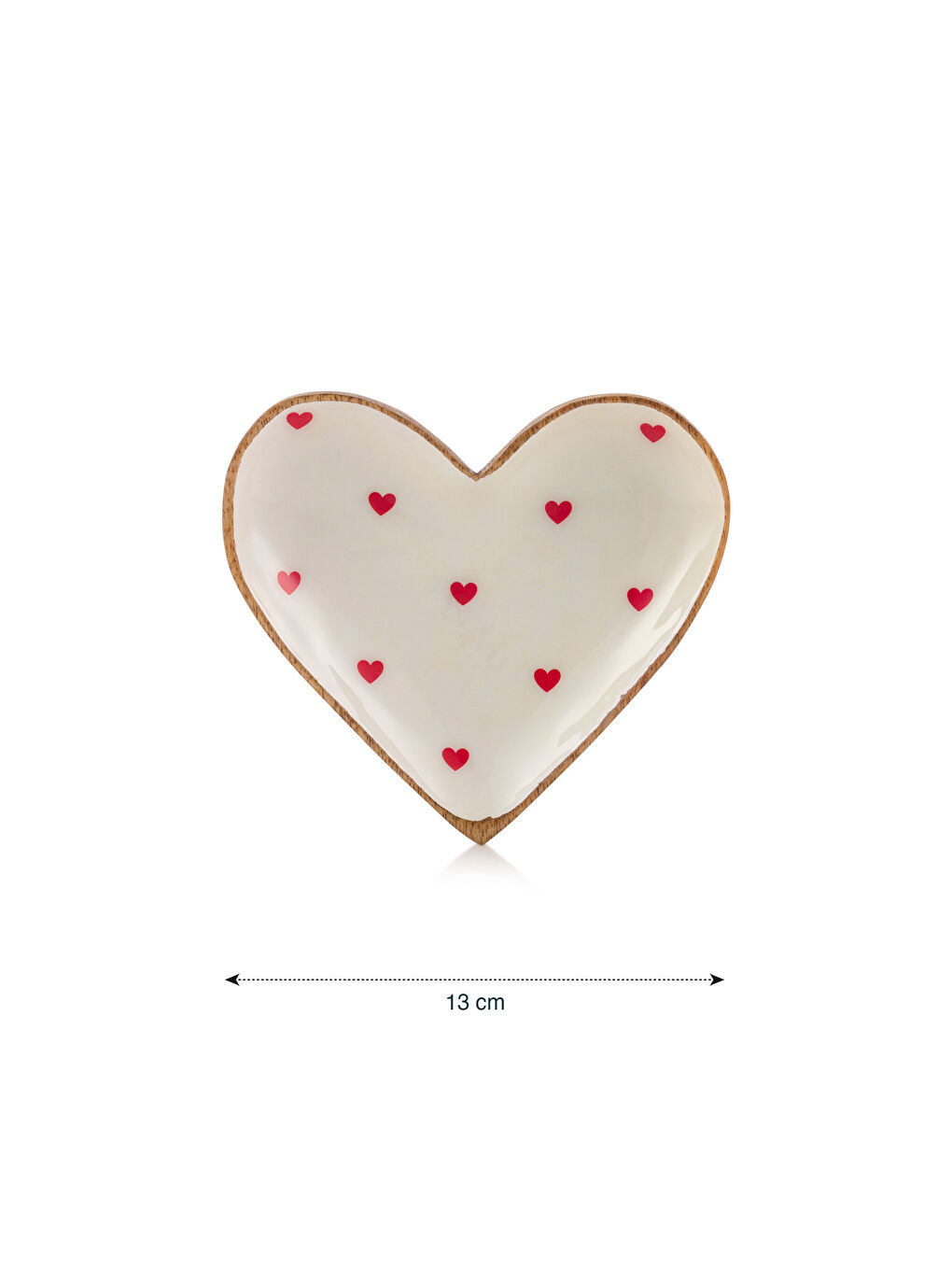 Karışık Kalp Şekilli Sunum Tabağı 13 cm-3