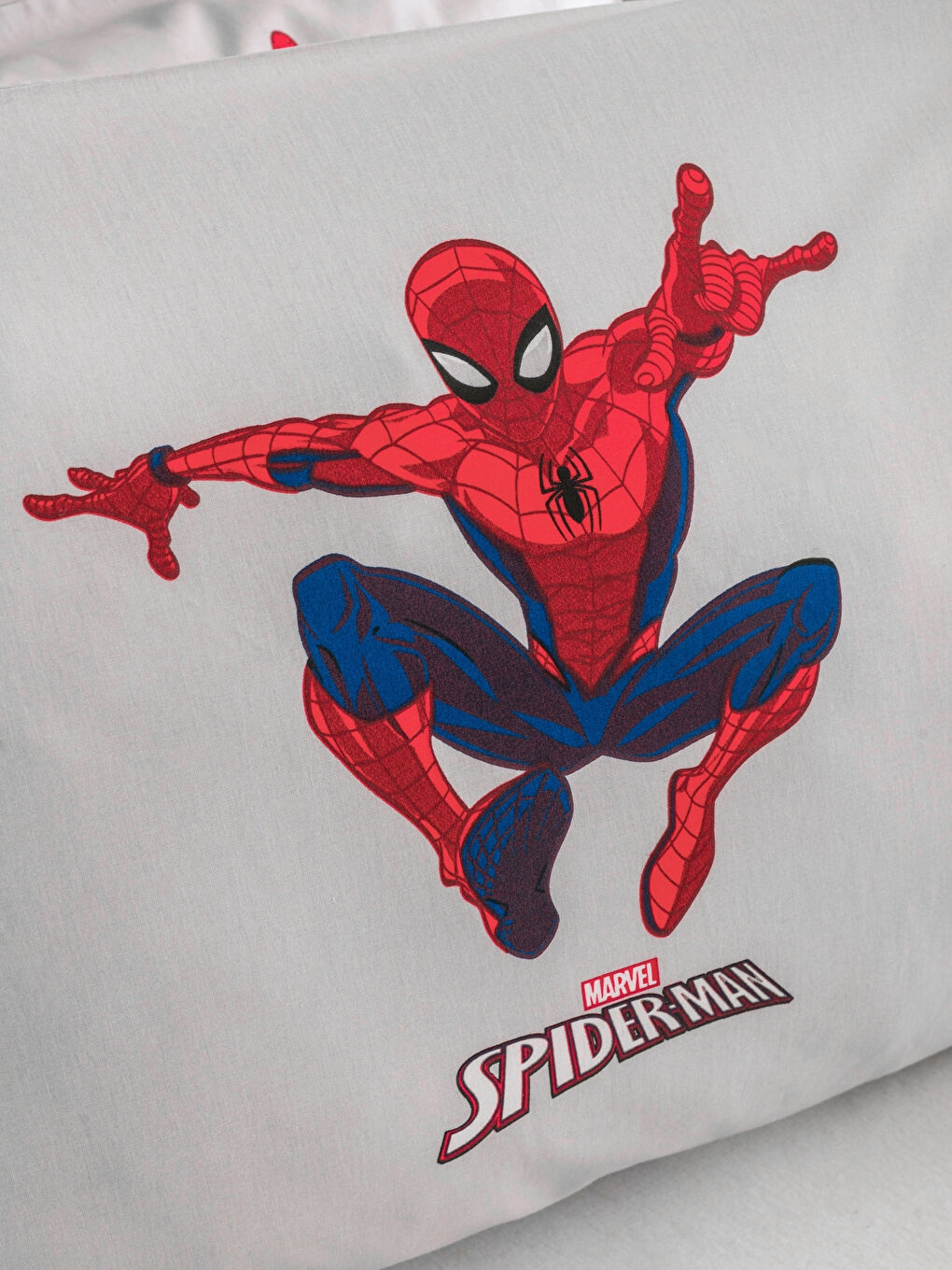 Gri Spider-Man Baskılı Yastık Kılıfı 2'li 50x70 cm-2