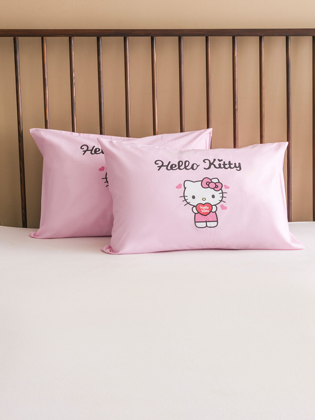 LCW HOME Hello Kitty Printed Pillowcase 2 Pack 50x70 cm -W5GL53Z8-F9C