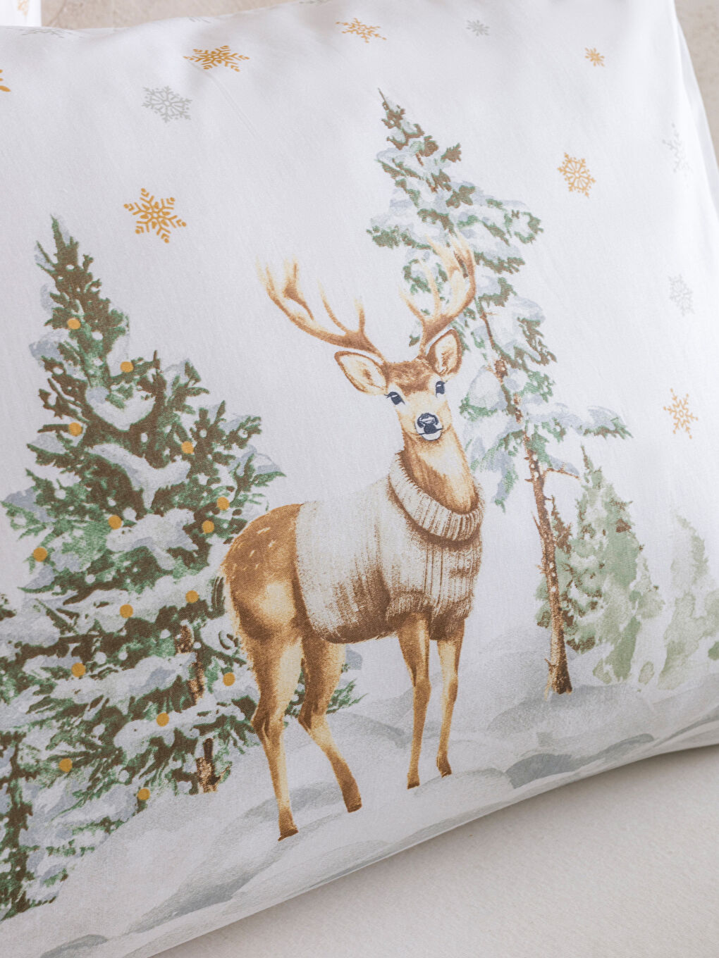 New Year Themed Double-Sided Duvet Cover Set-3
